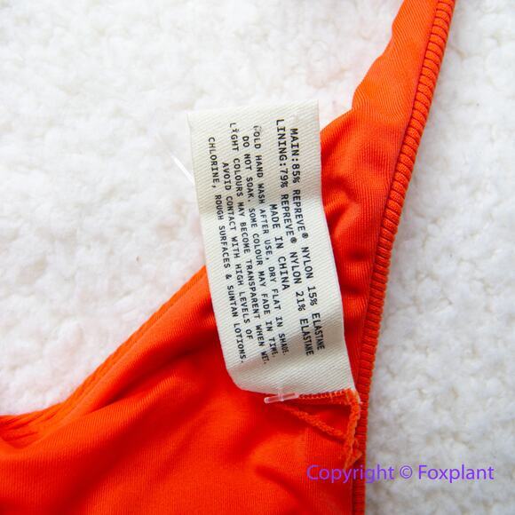 New! Set! Zulu & Zephyr Free People Tie Curve Brief Bikini, size 6‎ - Picture 5 of 15